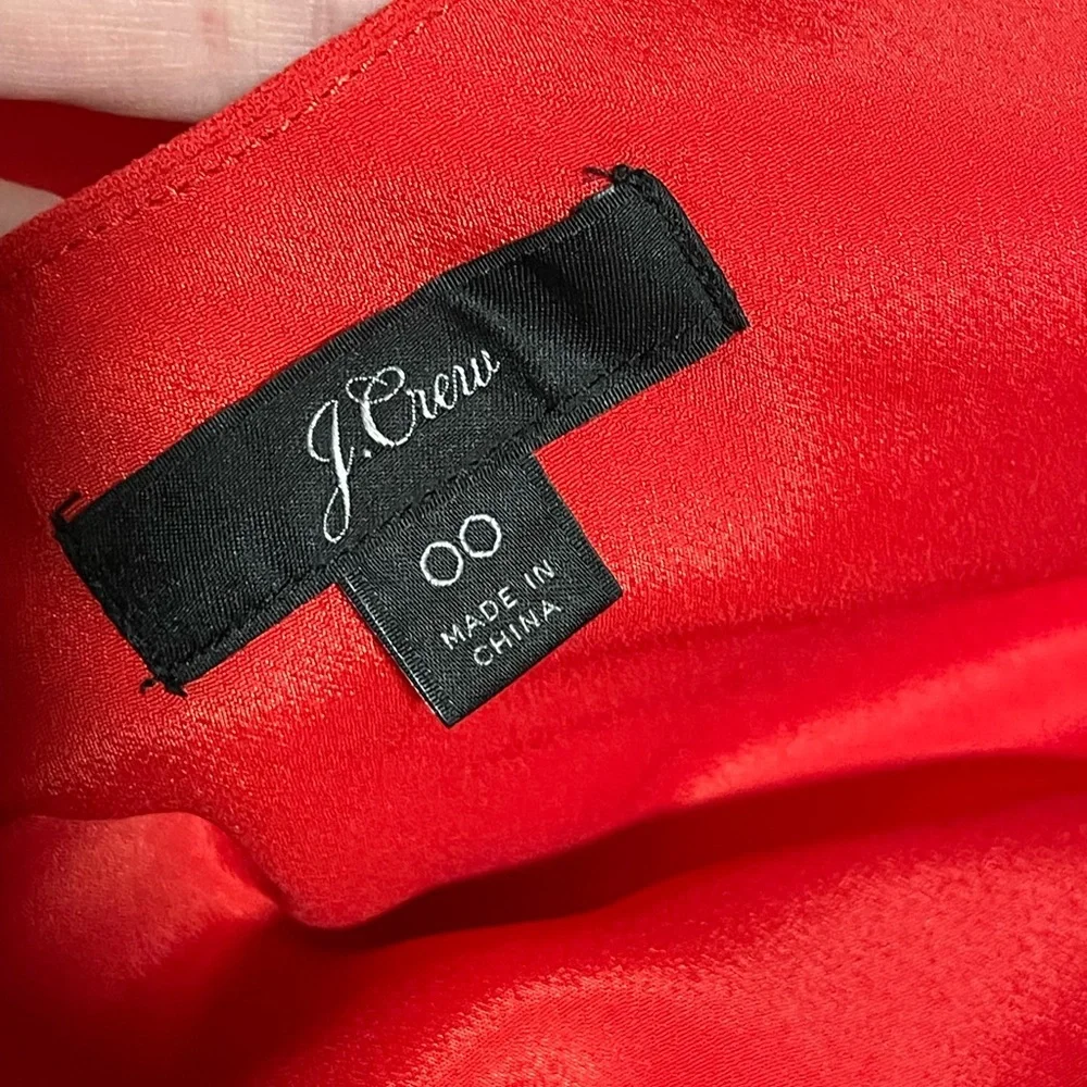 J. Crew Vibrant Red jumpsuit -as is